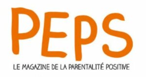 logo du magazine Pep's qui réalise la websérie sur la parentalité positive